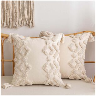 Pack De 02 Fundas De Cojin Dise&ntilde;o Boho 45x45 Cm Mod90