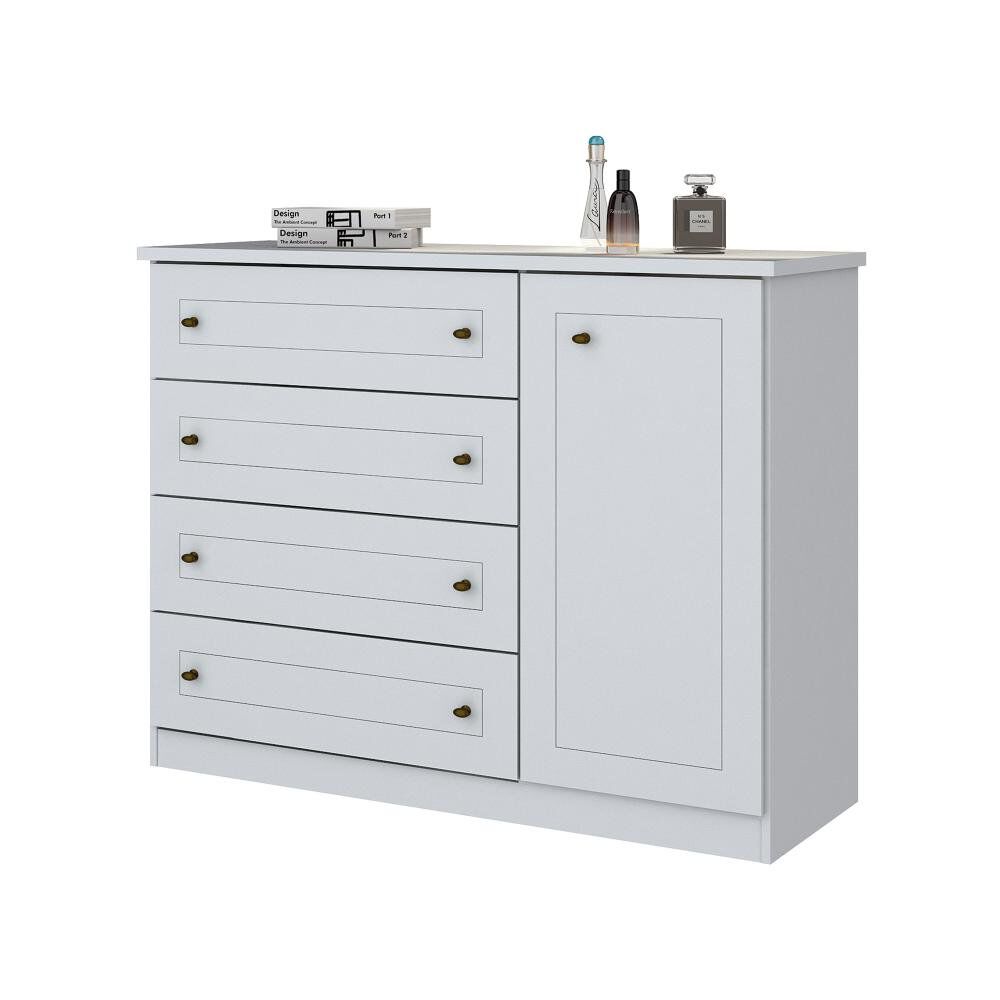 Comoda Home Mobili Varadero  / 1 Puerta    / 4 Cajones image number 0.0