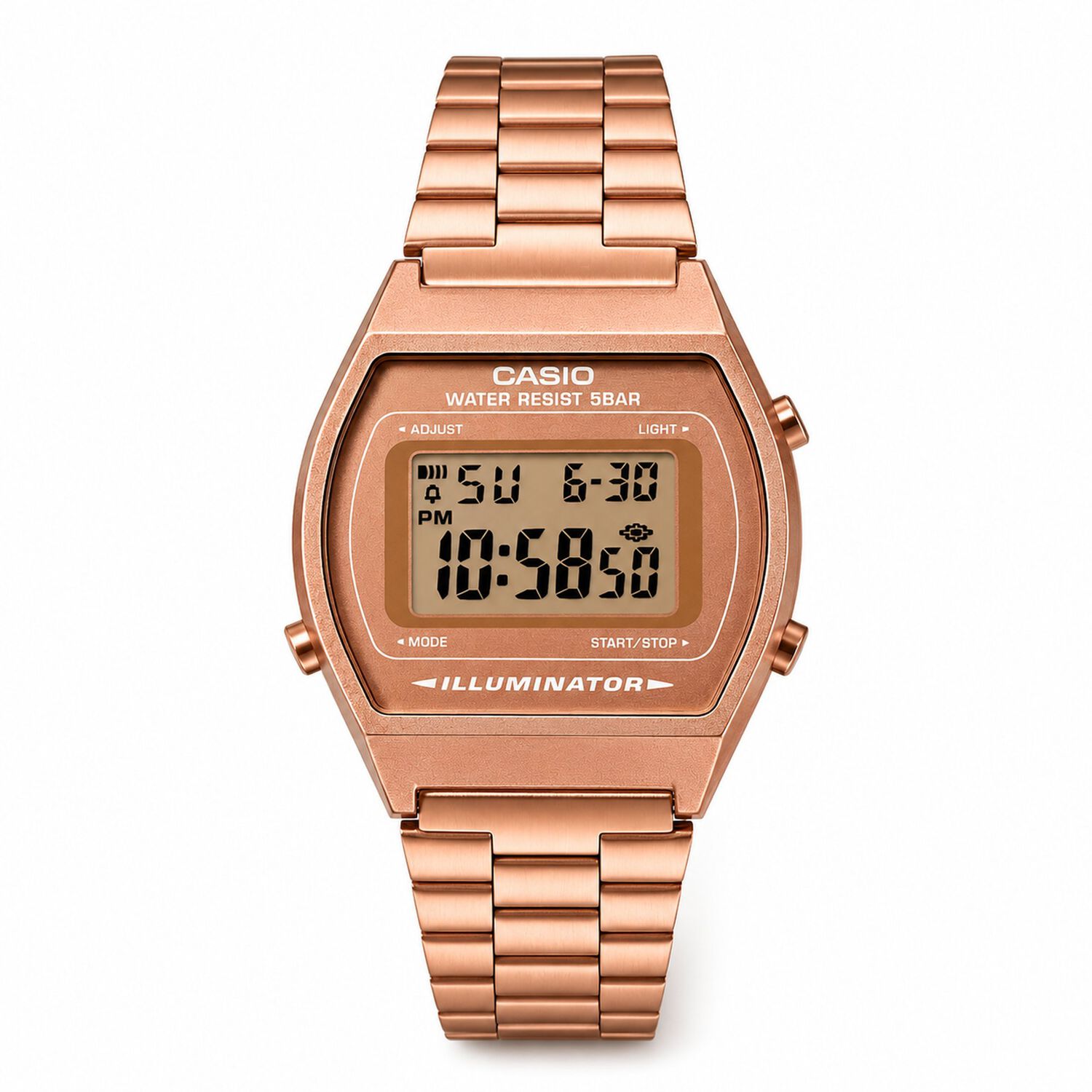 Reloj Digital Casio Oro Rosa Mujer B640wmr-5adf image number 0.0