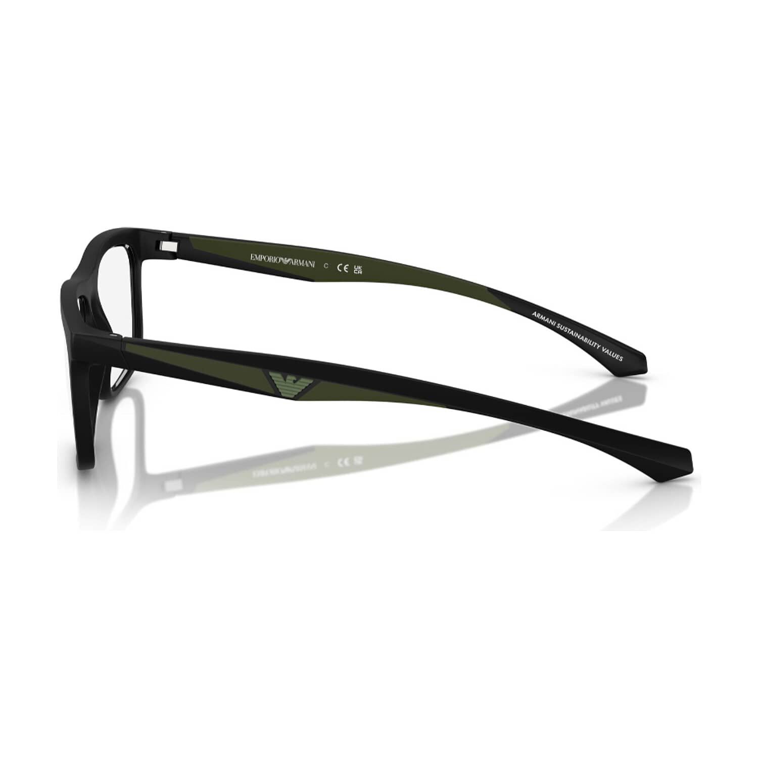 Lentes &Oacute;pticos Negro Emporio Armani image number 2.0
