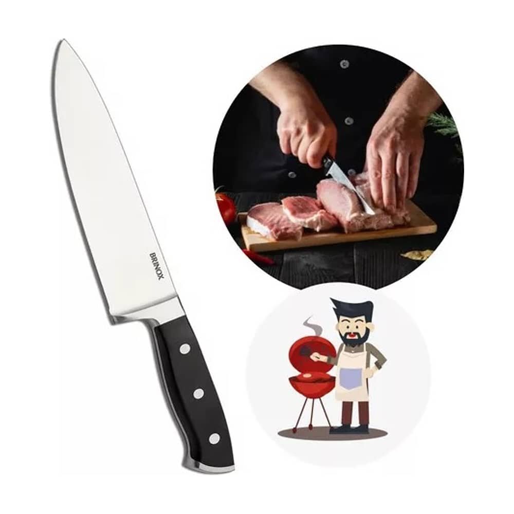 Cuchillo De Chef De 8" Infinity Brinox 2519/305 Mango Pvc image number 0.0