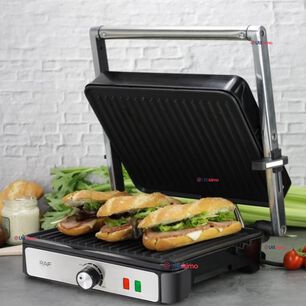 Plancha Parrillera El&eacute;ctrica 2000w Asadora Doble Cara Antiadherente