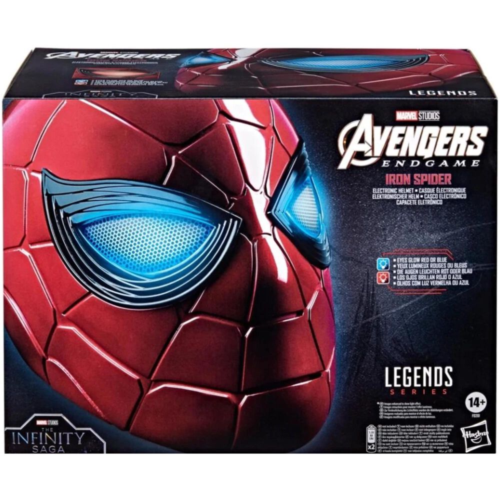 Juguete Casco Mascara Electronica Iron Spider Avengers Hasbro image number 3.0
