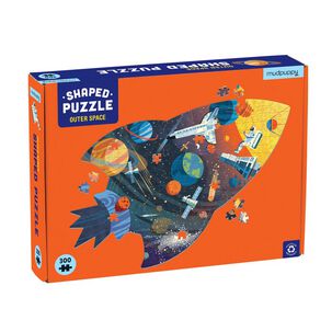 Puzzle 300pcs Con Forma Espacio Exterior Mudpuppy