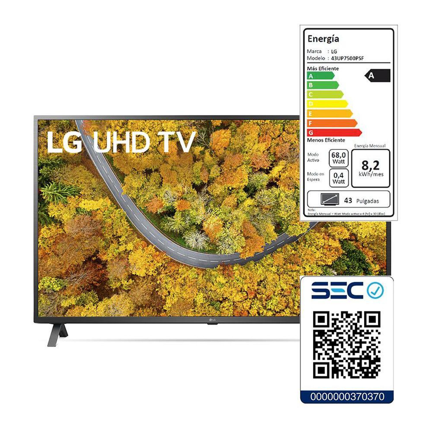 Led 43" LG 43UP7500PSF / Ultra HD 4K / Smart TV image number 6.0
