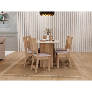 Juego De Comedor Casaideal Evora / 6 Sillas