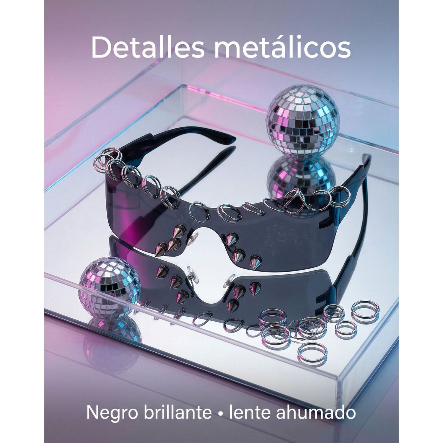 Lentes Retro Urbanos Kpop Steampunk Futuristas Hombre Electr image number 21.0