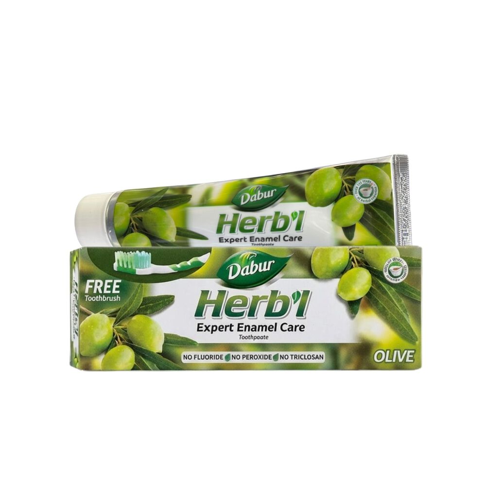 Pasta Dental Herb'l Oliva + Cepillo De Dientes 150gr image number 0.0