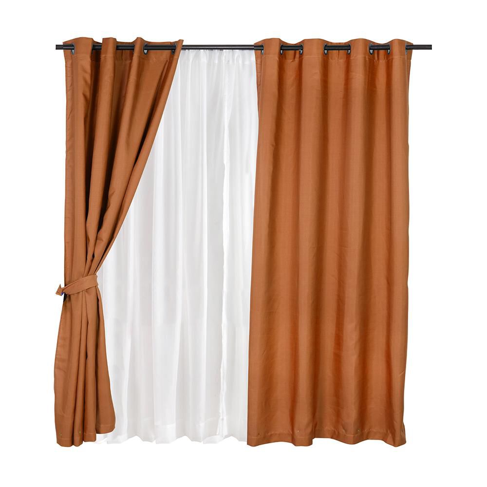 Set De Cortinas Mashini Pucon / 8 Piezas / 220x145 image number 0.0