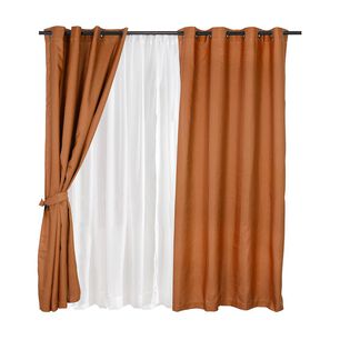 Set De Cortinas Mashini Pucon / 8 Piezas / 220x145