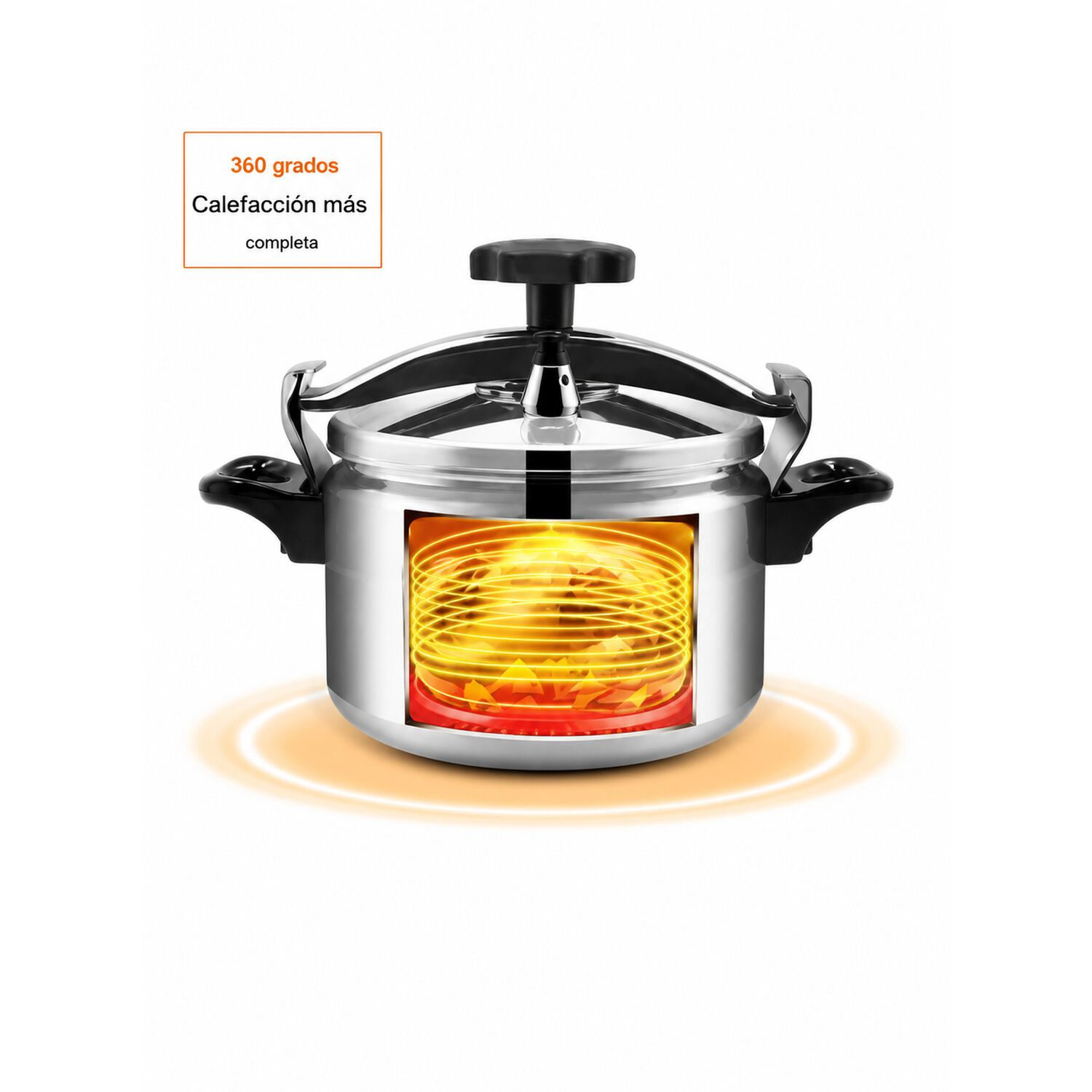 Olla A Presi&oacute;n Para Cocinar En Caliente De Aluminio 5 Litros image number 5.0