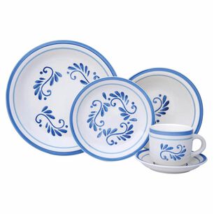 Juego De Vajilla Casaideal Orlas / 30 Piezas / 6 Personas