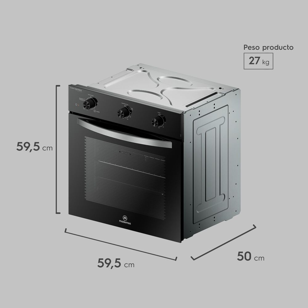 Horno Empotrable El&eacute;ctrico 59l Temporizador Y Limpia F&aacute;cil Om6tb image number 2.0