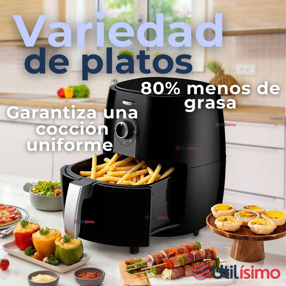 Freidora De Aire 5 Litros 1350w Potencia Air Fryer Premium image number 3.0