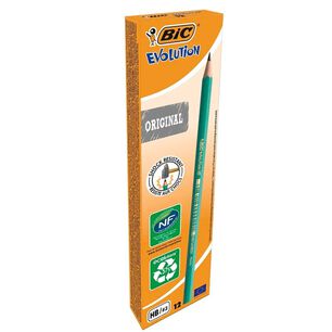 Pack X 4 Cajas De 12 L&aacute;pices Grafitos Hb#2 Sin Goma Ds Bic