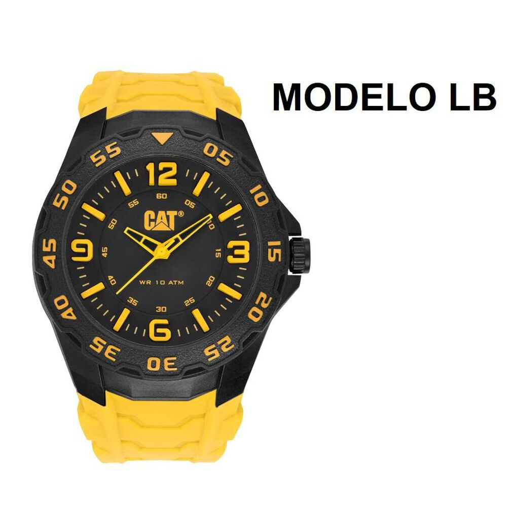 Correa Pulsera Cat Hombre Lb-27 Amarillo image number 2.0
