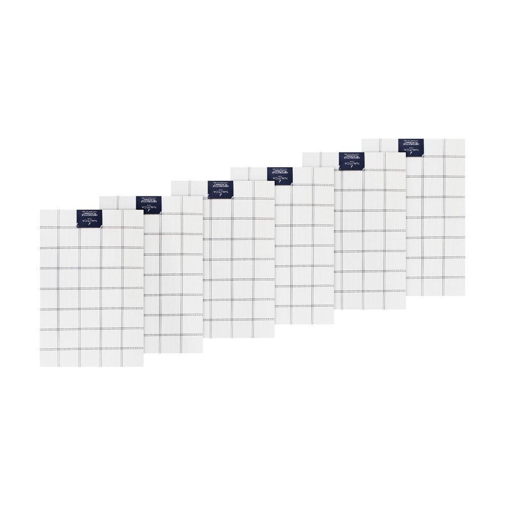 Pack 6 Individuales De Mesa Nautica Home 45x30cm Blanco A Cuadros image number 3.0