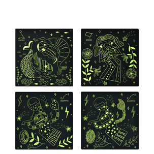 Scratch Art Card, Brilla Constelaciones Mideer