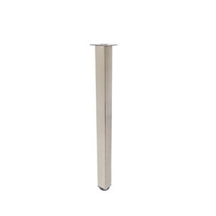Pata De Mesa Cuadrada 50x50x870 Mm Hbt Niquel