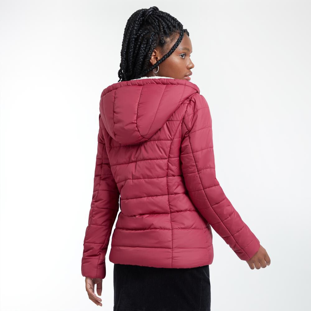 Parka Básica Regular Cuello Alto Con Capucha Mujer Rolly Go image number 3.0