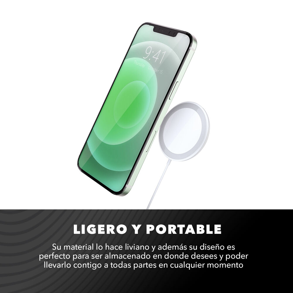 Cargador Inalámbrico 15w Magsafe Samsung Apple image number 4.0