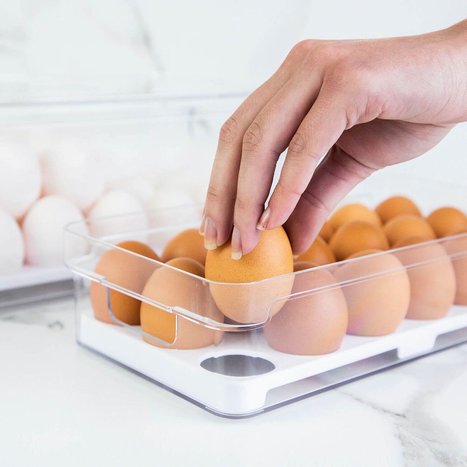 Organizador De Huevos Clear Fresh 18 Unidades image number 2.0