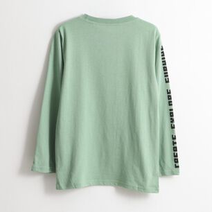 Polera Ml Ni&ntilde;o Personaje Grande Minecraft