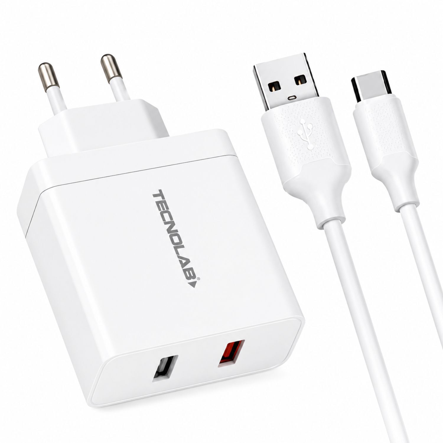 Cargador R&aacute;pido Qc 3.0 18w Usb-a A Usb-c Certificado - Ps image number 0.0