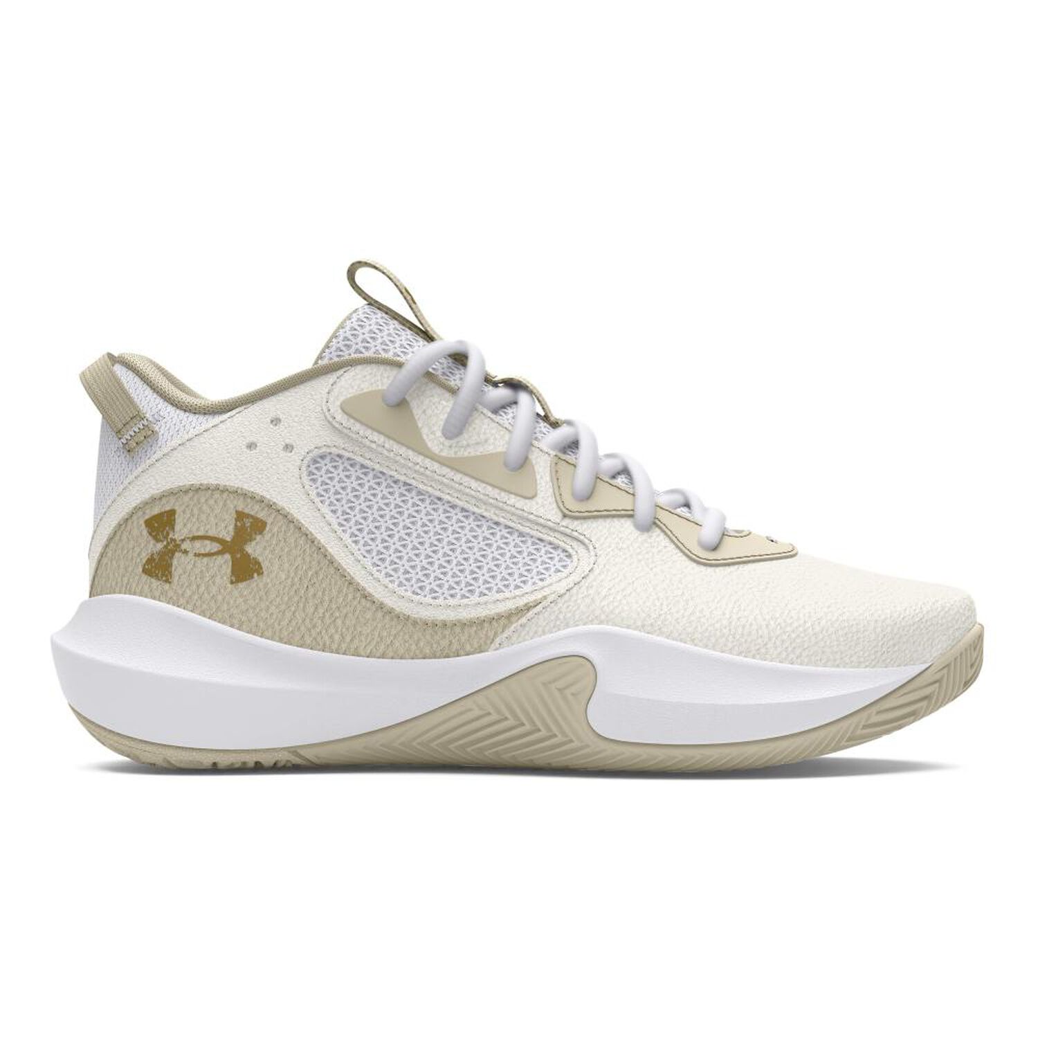 Zapatilla Basketball Hombre Under Armour Lockdown 6 Blanco image number 0.0