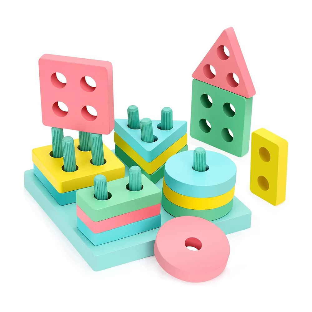Bloques De Construcci&oacute;n Apilables, Mini Dificultad image number 2.0