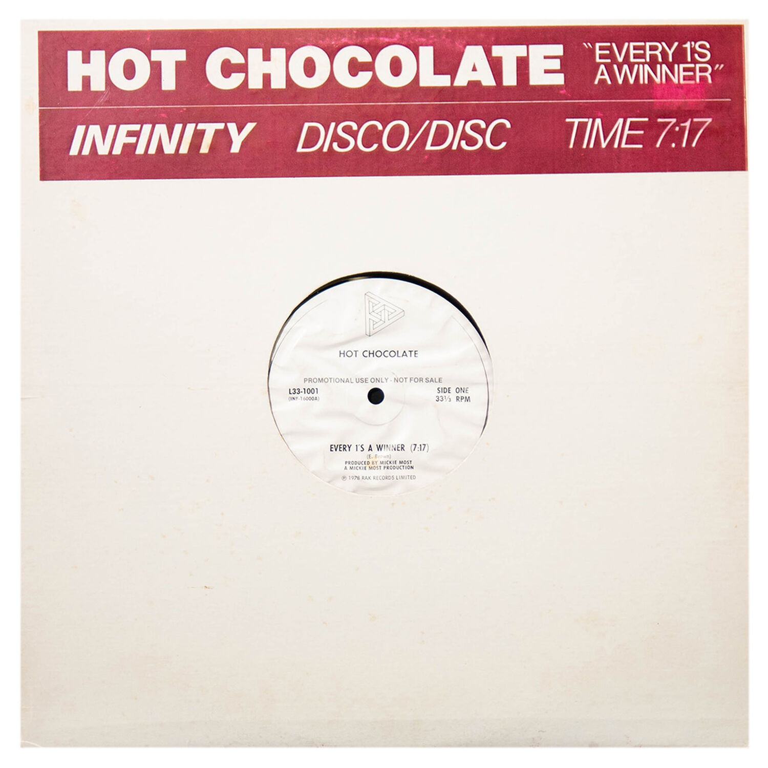 Hot Chocolate - Every 1's A Winner (promo) | 12" Maxi Single Usado image number 1.0