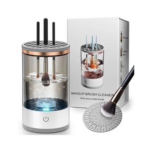 Maquina Limpiadora De Brochas De Maquillaje Autom&aacute;tico