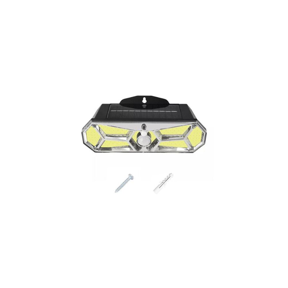 Foco Solar Led De Pared Exterior Con Panel Solar Sensor De Movimiento image number 2.0