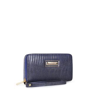 Billetera De Mujer Fresia Azul Carven