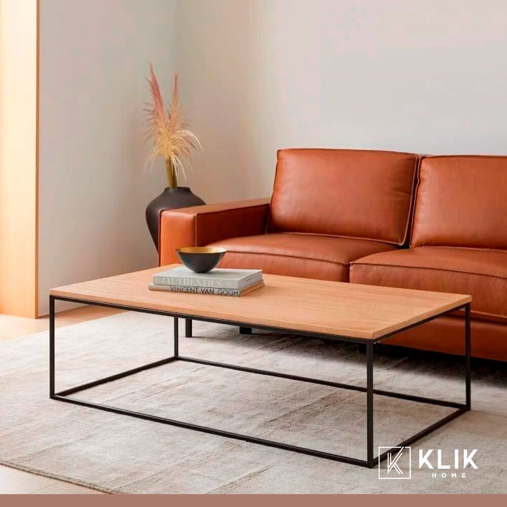 Mesa De Centro Rectangular 110x60 - Madera Clara image number 7.0