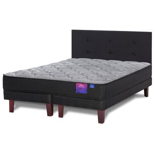 Cama Europea Flex Therapedic Plus / 2 Plazas / Base Dividida + Respaldo