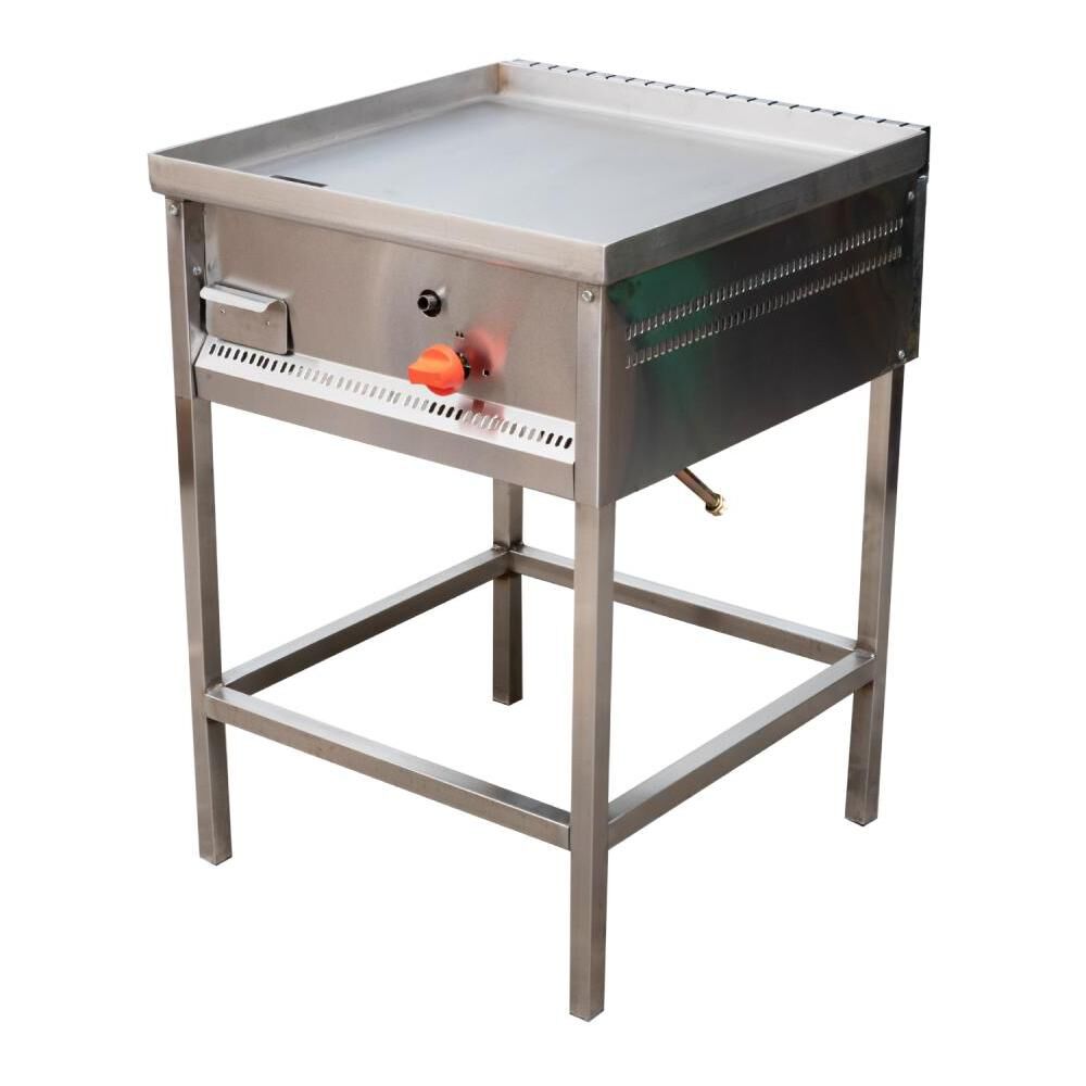 Plancha Churrasquera Ticgas Inox 600x600 / 2 Quemadores / Gas Natural image number 1.0