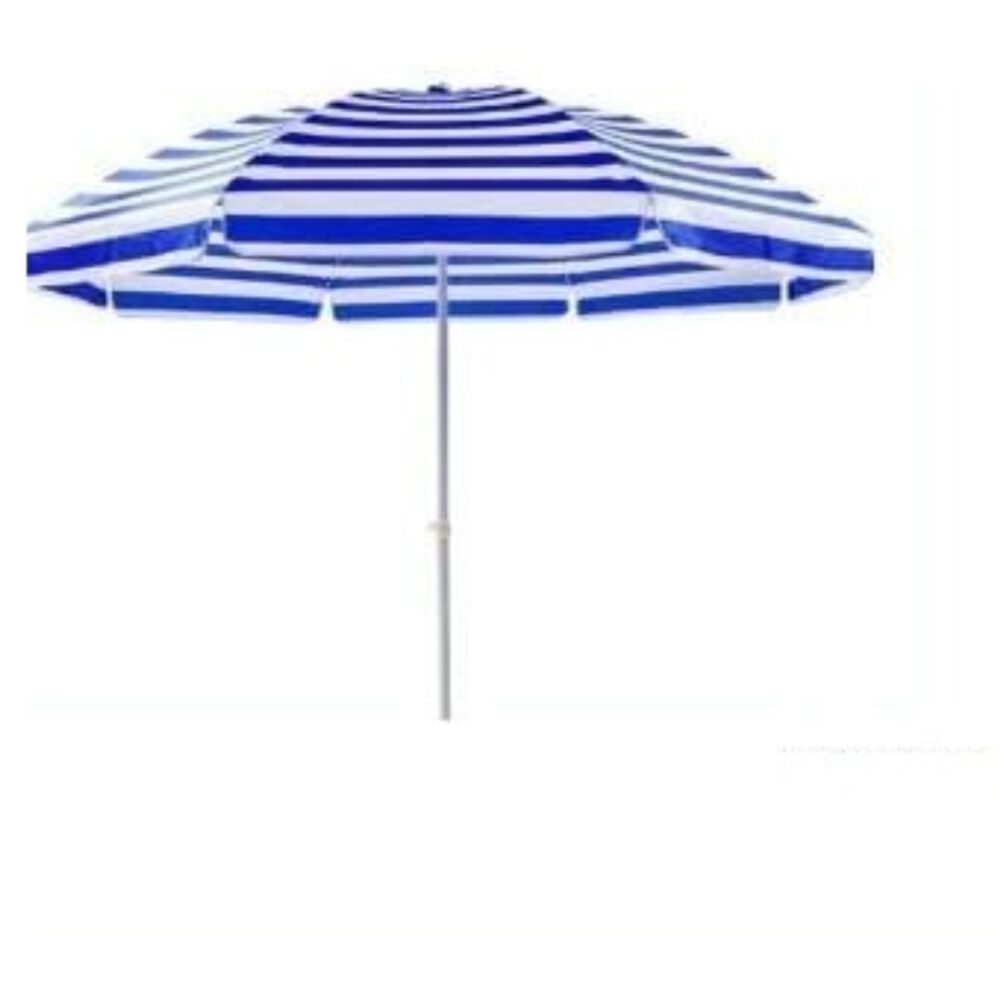 Sombrilla 2.40 Mts Diametro Playa Camping Diseño Rayas image number 1.0