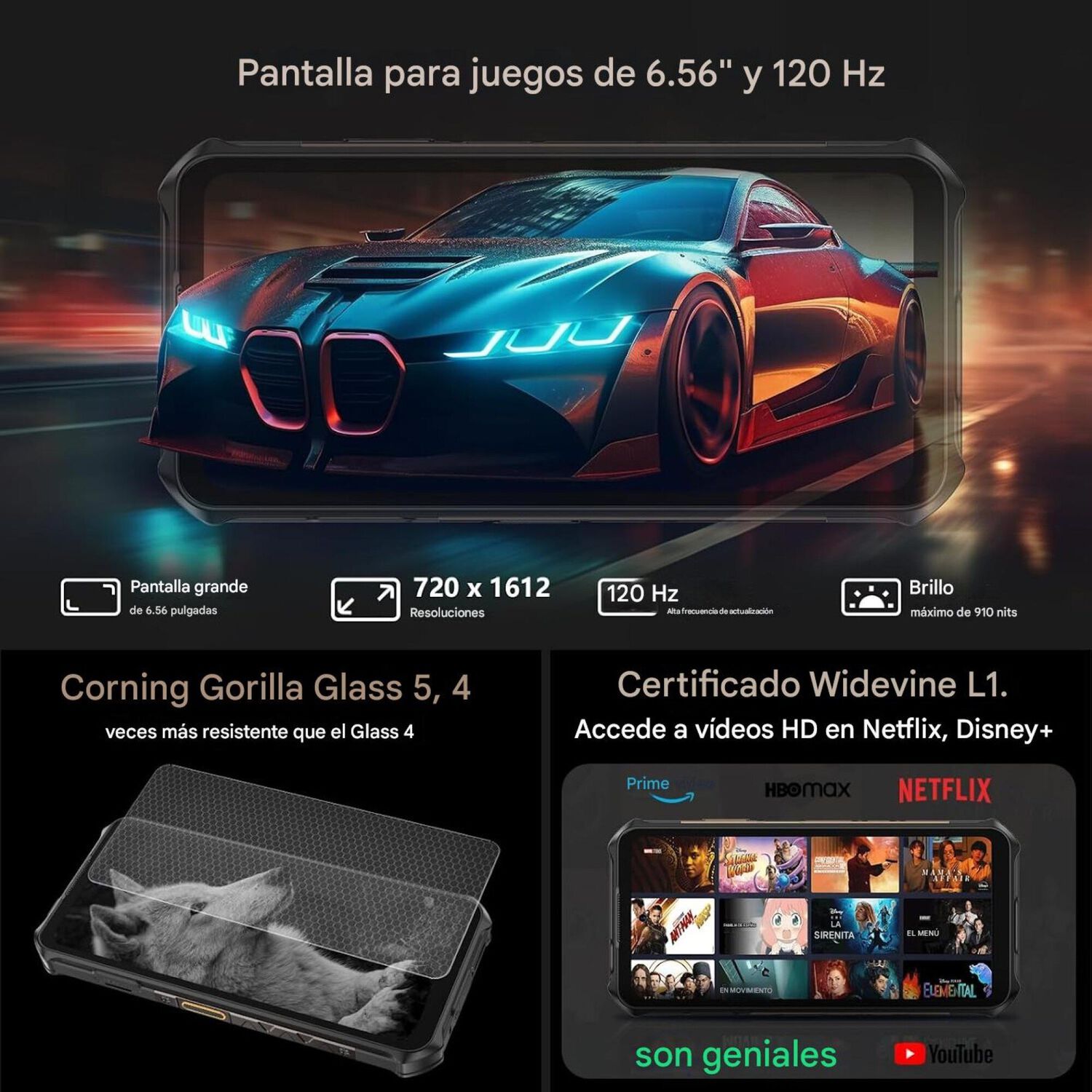 Celular Rugged Ulefone Armor X16 Pro 10360mah 5g 16gb/256gb image number 5.0