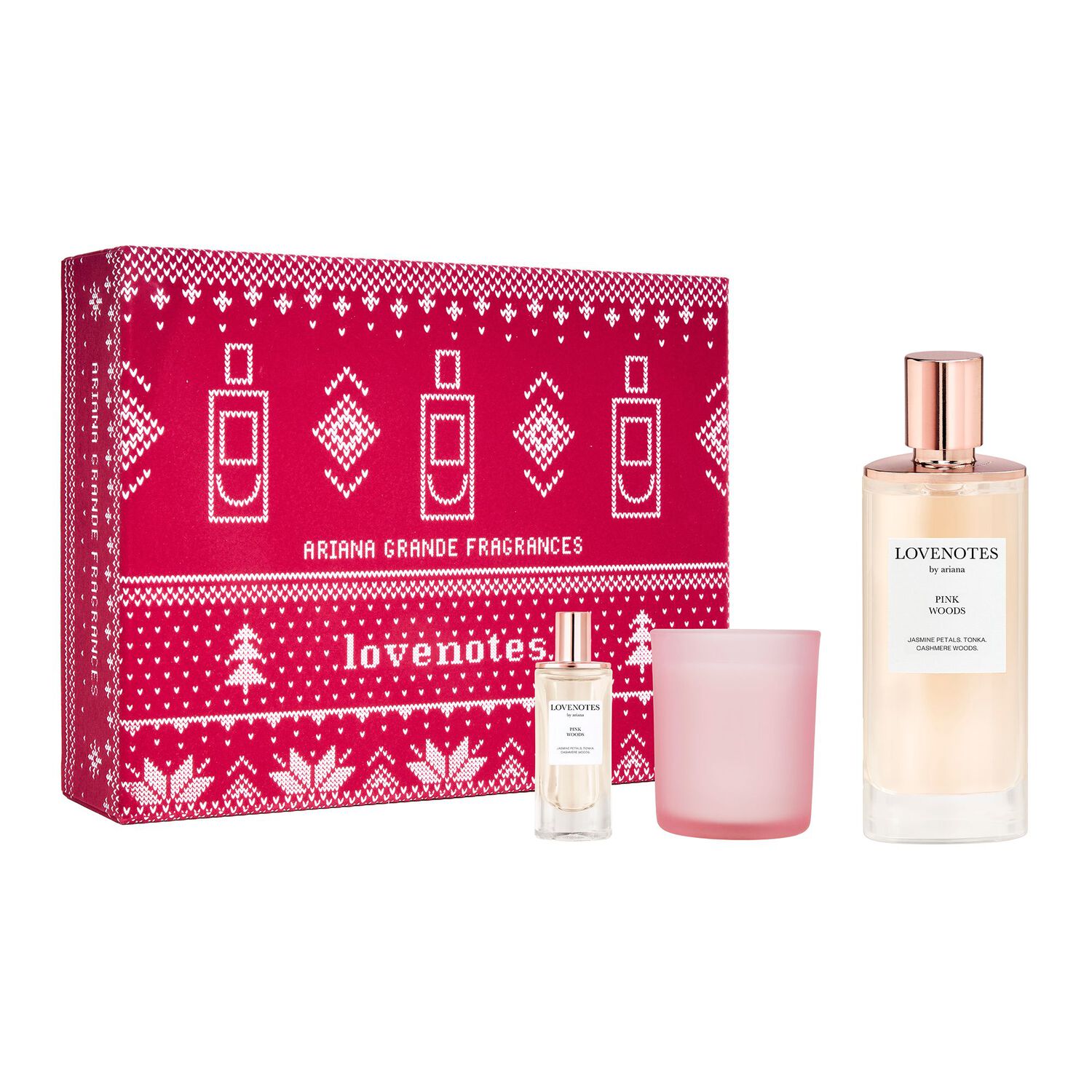 Set Perfumer&iacute;a Ariana Grande Love Notes Edp 100 Ml + Mini + Vela image number 1.0