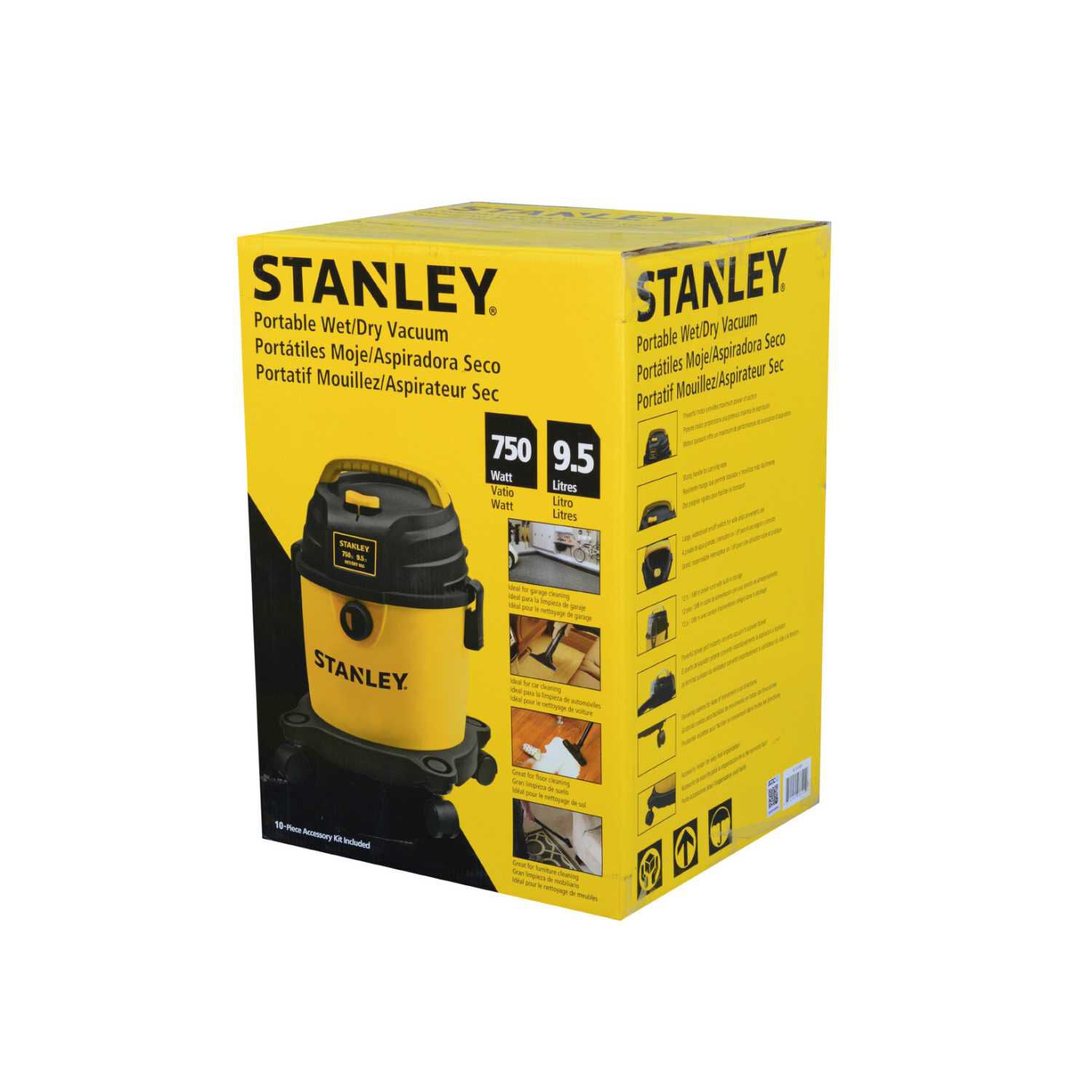 Aspiradora Stanley Seco/mojado 750w. Tanque 9,5 Lts. image number 2.0