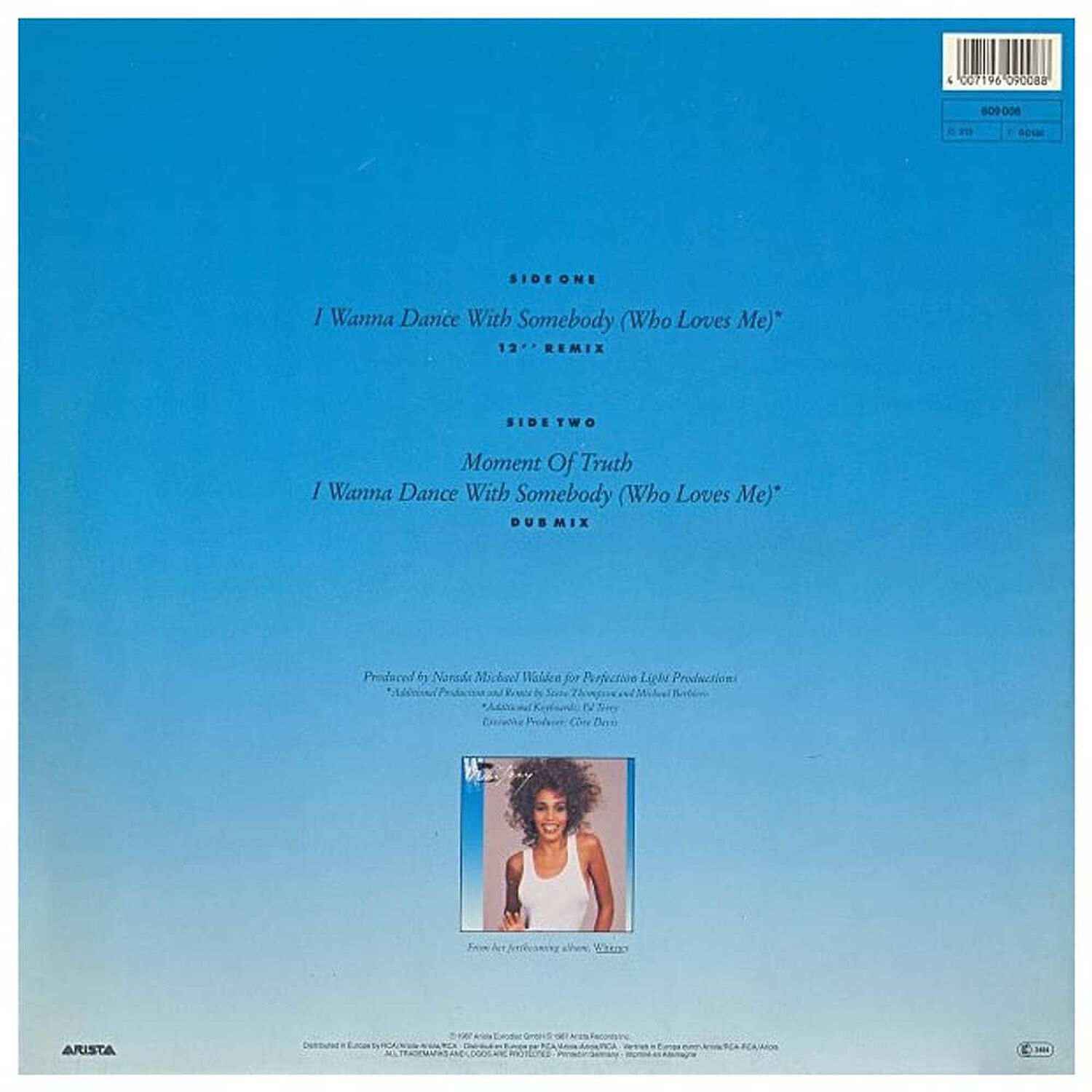 Whitney Houston - I Wanna Dance With Somebody (who Loves Me) | 12" Maxi Single Usado image number 1.0