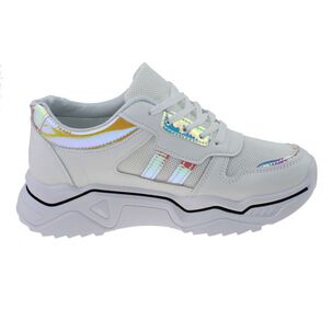 Zapatilla Blanco/plata Via Franca Art. 5lxd65382ws