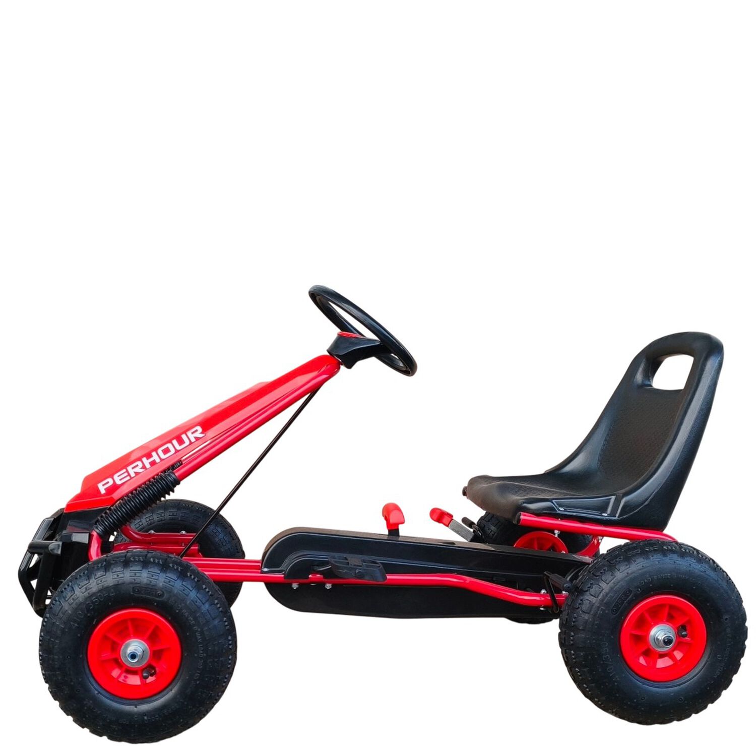 Gokart A Pedales Con Rueda Goma Rojo image number 3.0