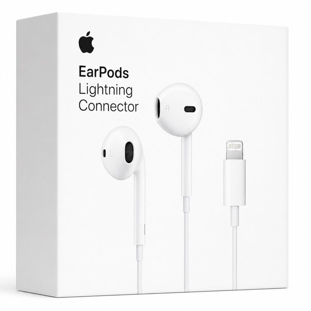 Audífonos Apple Earpods Lightning 1.2m Original Mmtn2am