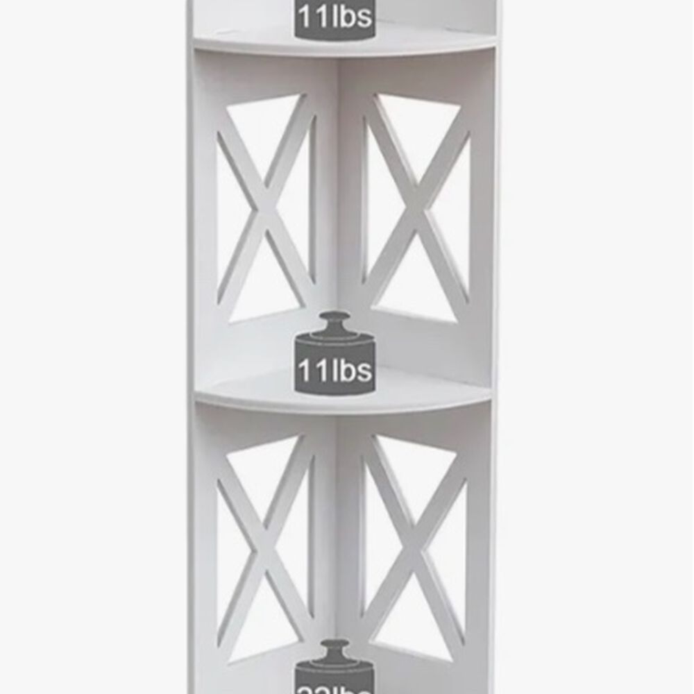 Estante De 3 Pisos Blanco image number 0.0