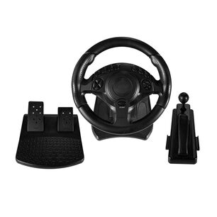 Volante Gamer Con Pedales Y Cambios Multiplataforma - Ps