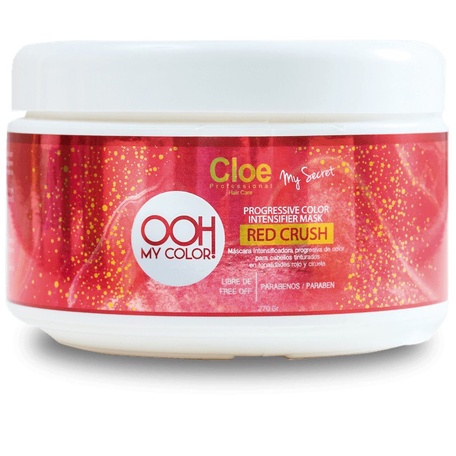 M&aacute;scara Ooh My Color Red Crush Cloe 270gr image number 0.0