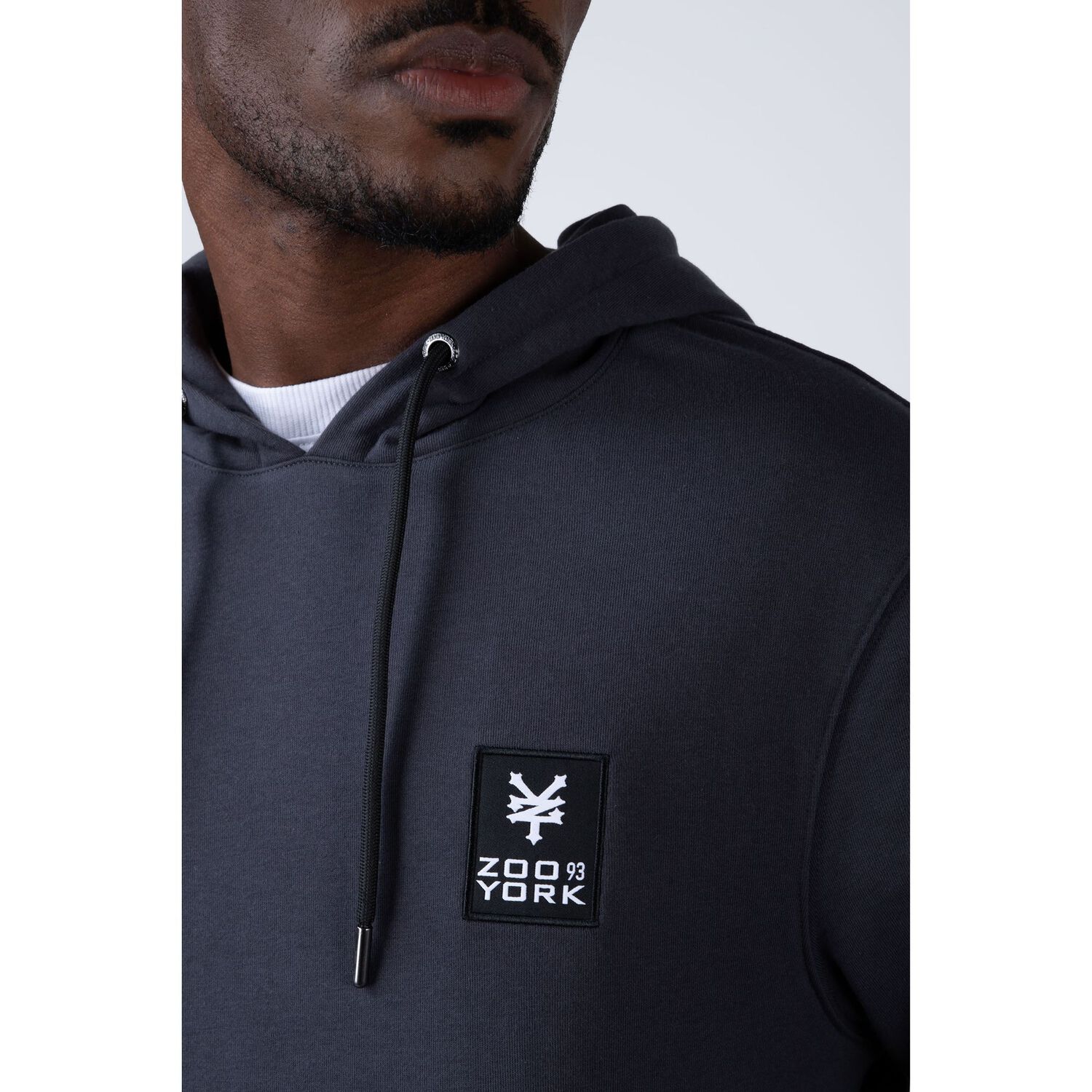 Poleron Hood Hombre Minimal Zoo York image number 4.0