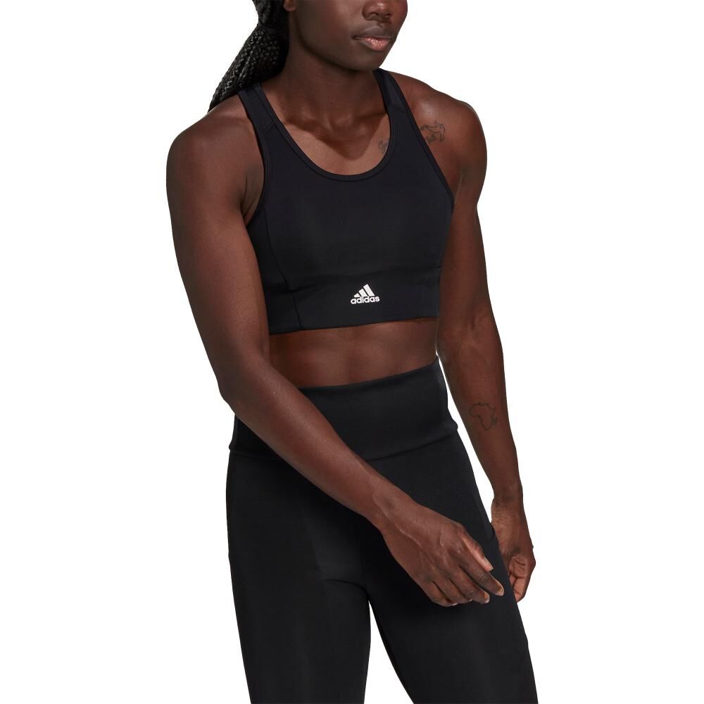 Peto Deportivo Mujer Adidas 3-stripes Padded Sports Crop Top image number 0.0